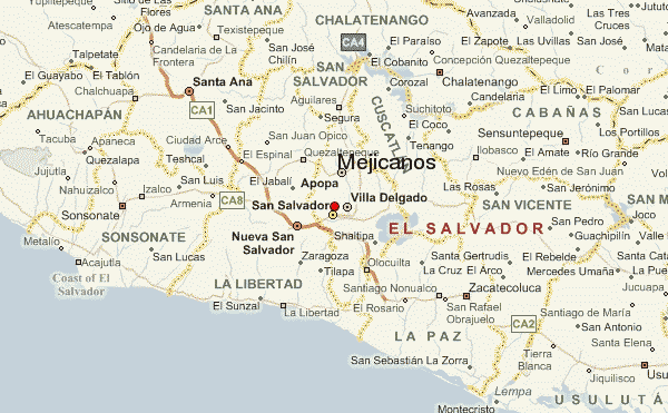 mejicanos mapa
